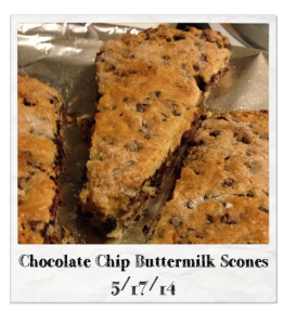 20140517 - Chocolate Chip Buttermilk Scones